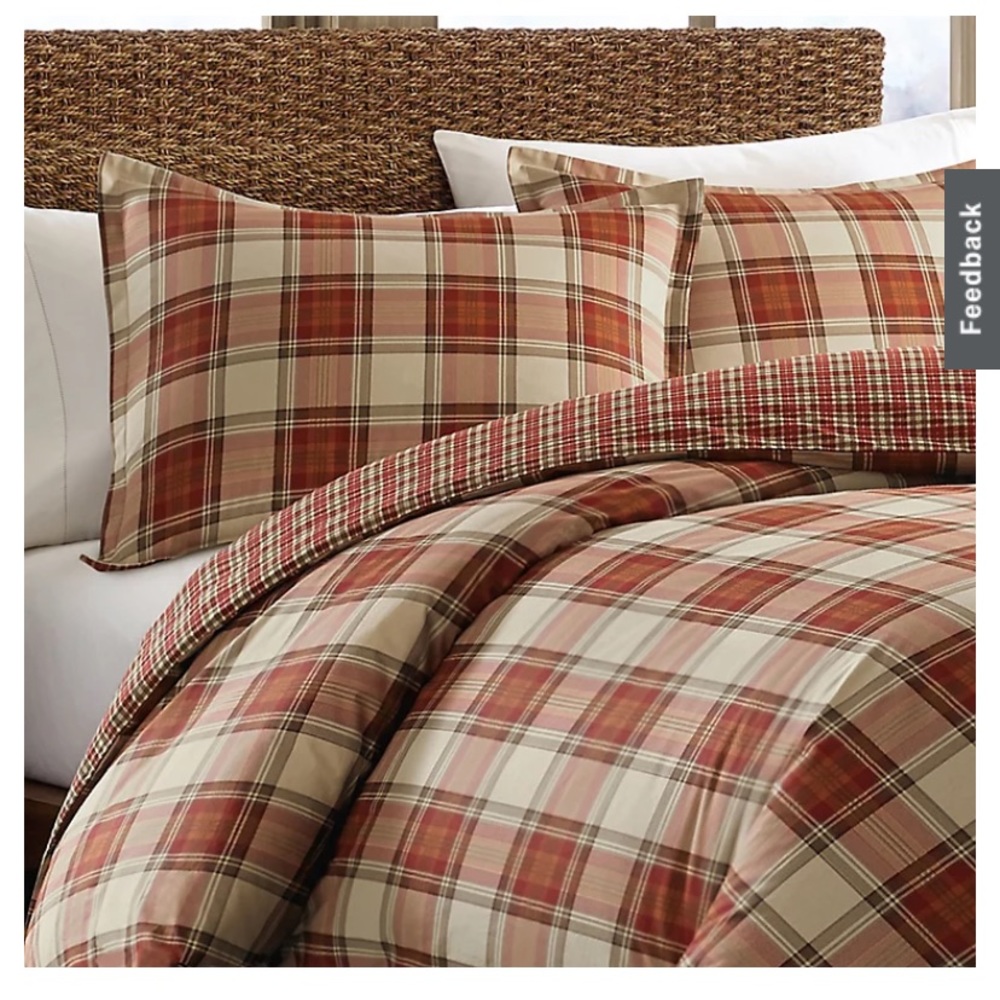 Eddie Bauer, Queen duvet & 2 Shams